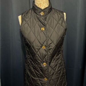 Kenneth Cole New York Black Quilted Puffer Vest Women's Size small